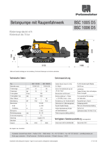 BSC 1005/1006 D5 Typenblatt DE
