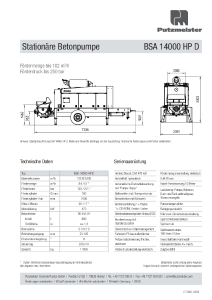 BSA 14000 HP D Typenblatt DE
